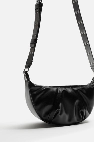 SAC BANDOULIÈRE OVALE - Noir de Zara - Image 4