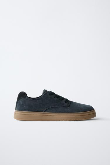 BLUCHER SPORT SERRAJE - Azul Marino de Zara