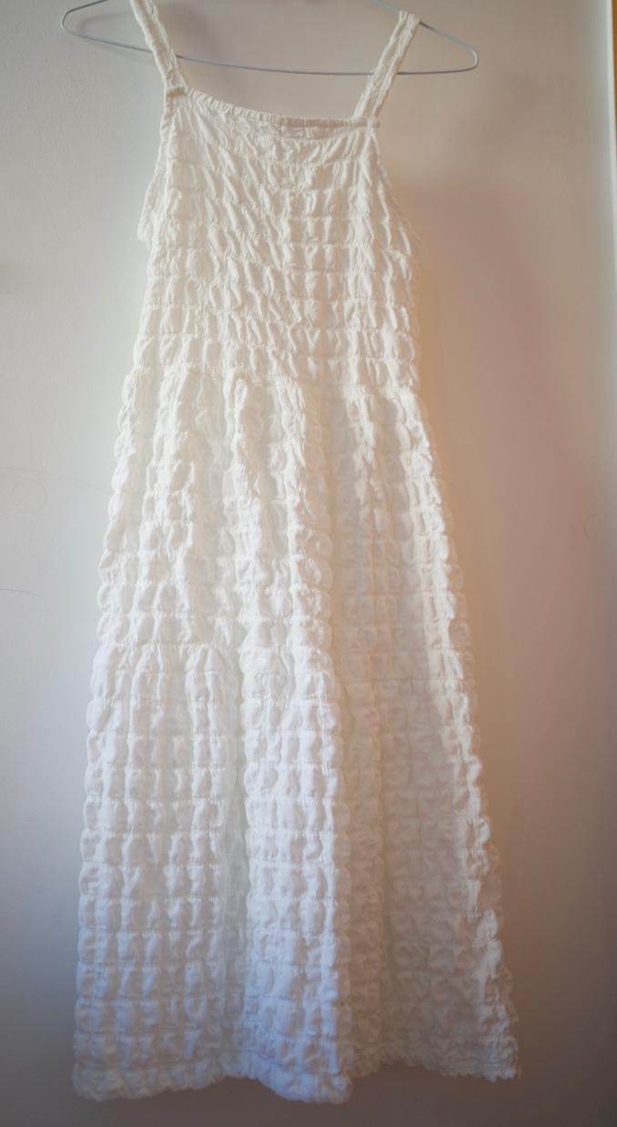 TEXTURED CUT-OUT DRESS