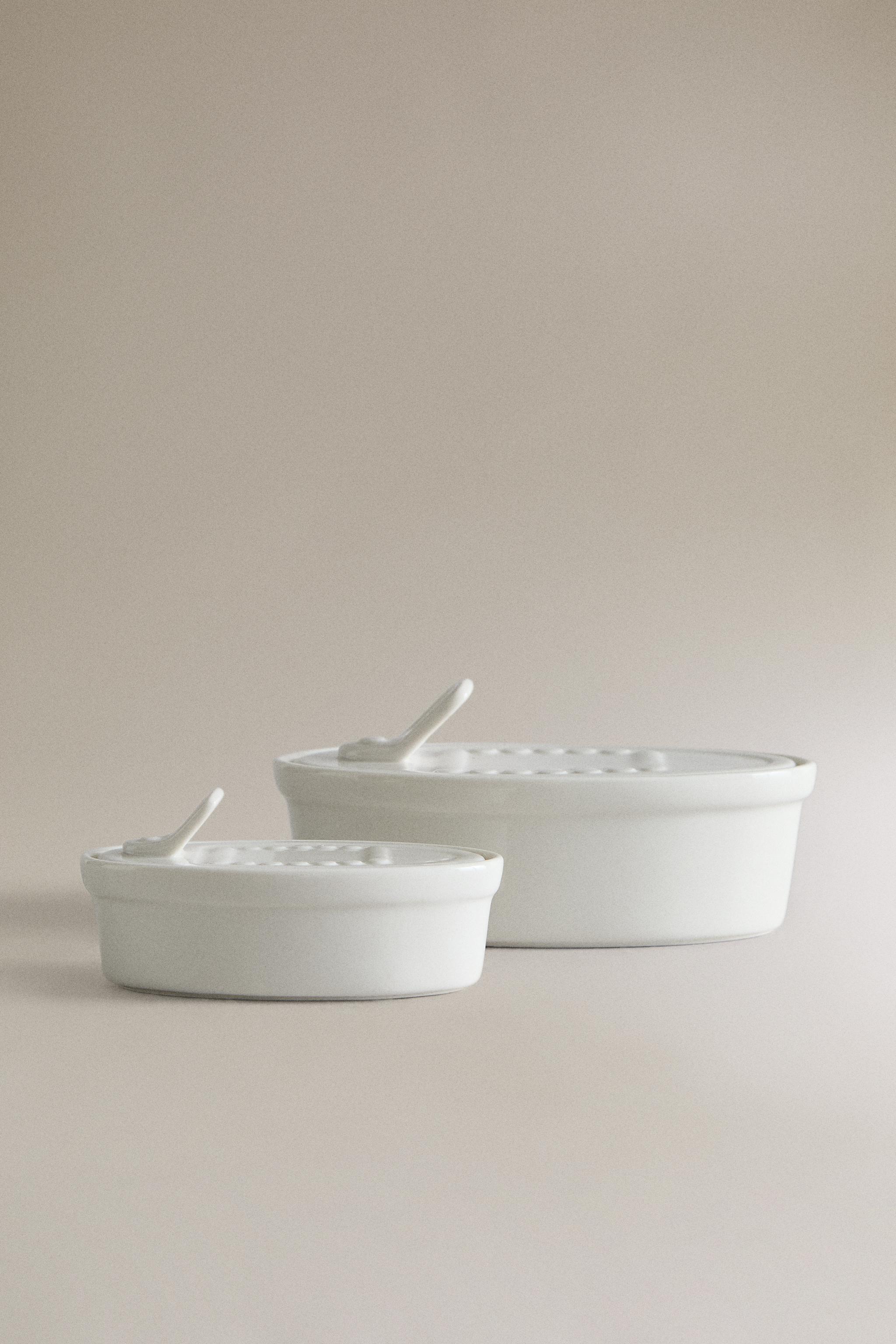 セラミックジャー 缶詰型 - クリーム | ZARA Japan / 日本