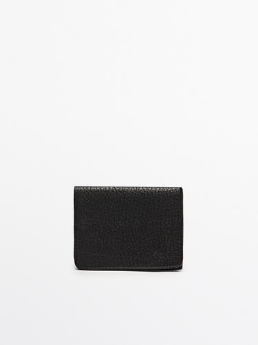 Zara Nappa leather card holder - Black - Image 0