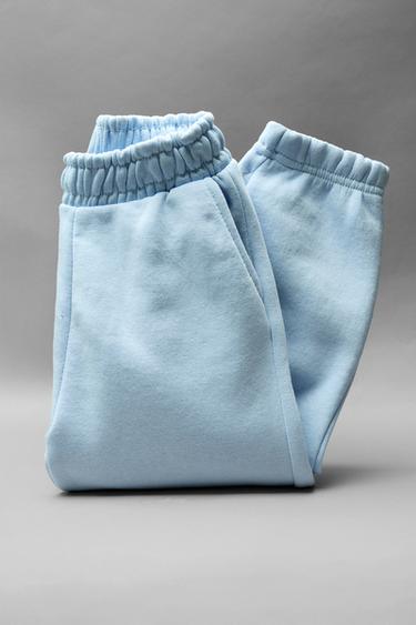 JOGGER-HOSE AUS JERSEY - Hellblau von Zara