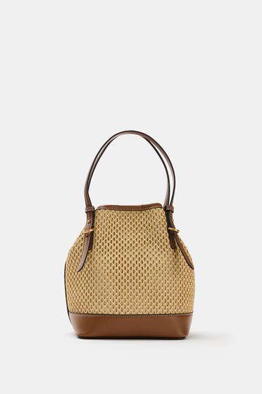 ミニトートバッグライトベージュZaraのミニトートバッグ - ライトベージュ 