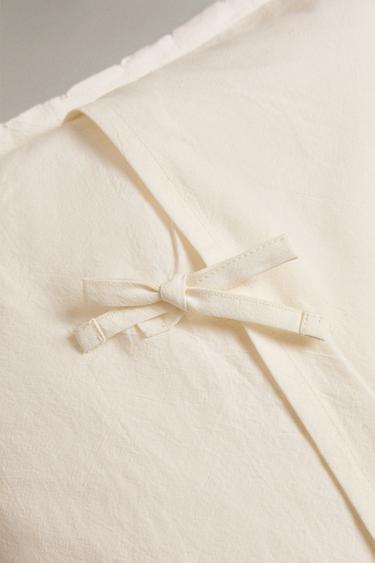 CHILDREN'S CUSHION COVER WITH SCALLOPED EDGE - Oyster-white by Zara - Image 4