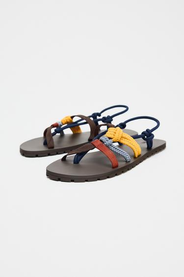 SANDALES À BRIDES DE COULEURS - Multicolore de Zara - Image 2
