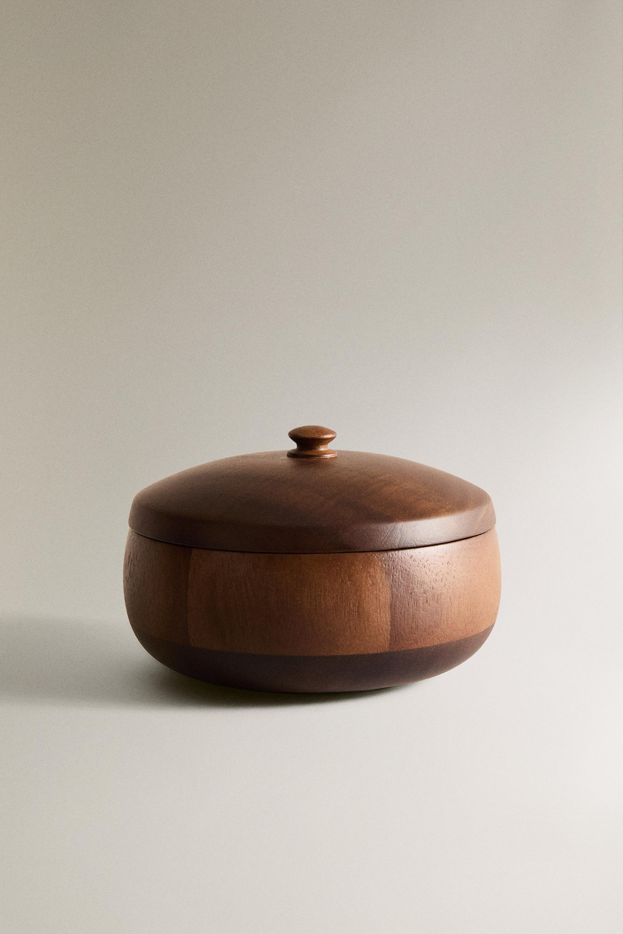 フタ付きウッドボックス小 - ブラウン | ZARA Japan / 日本