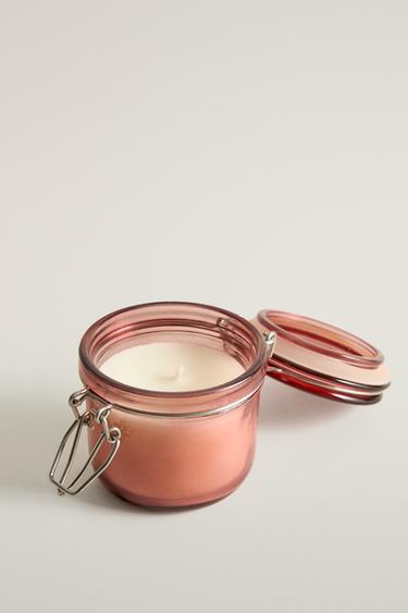 (120 G) SCENTED CANDLE SWEET COTTON — Pastel pink 2