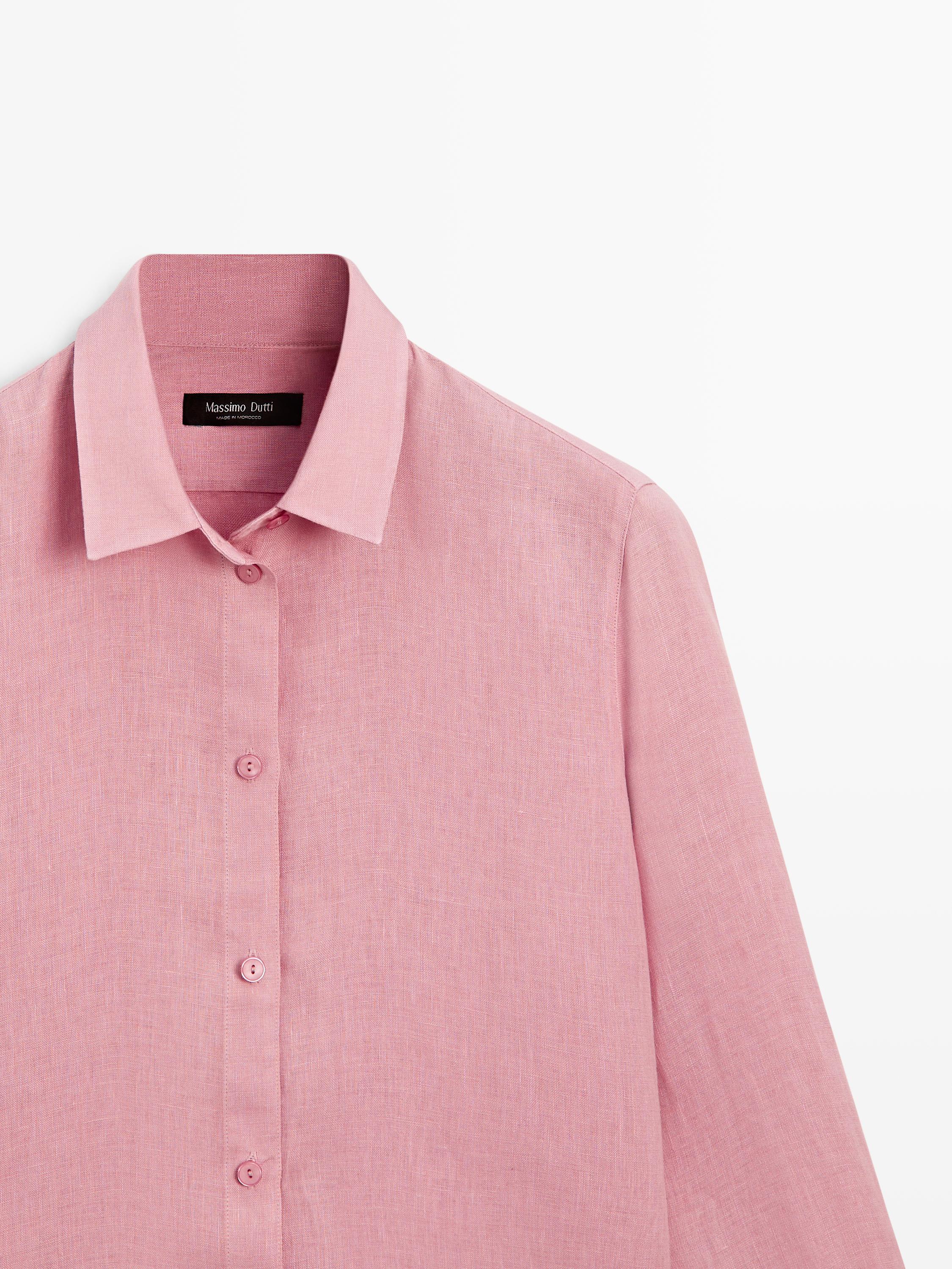 Chemise fluide 100 % lin