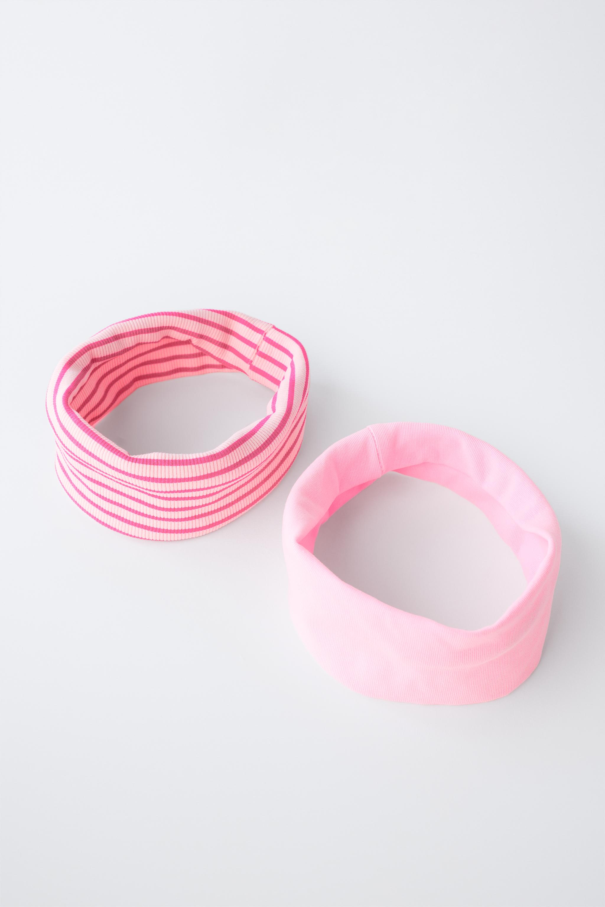 Детские аксессуары для волос Zara TWO-PACK OF STRIPED STRETCH HEADBANDS — фото 4