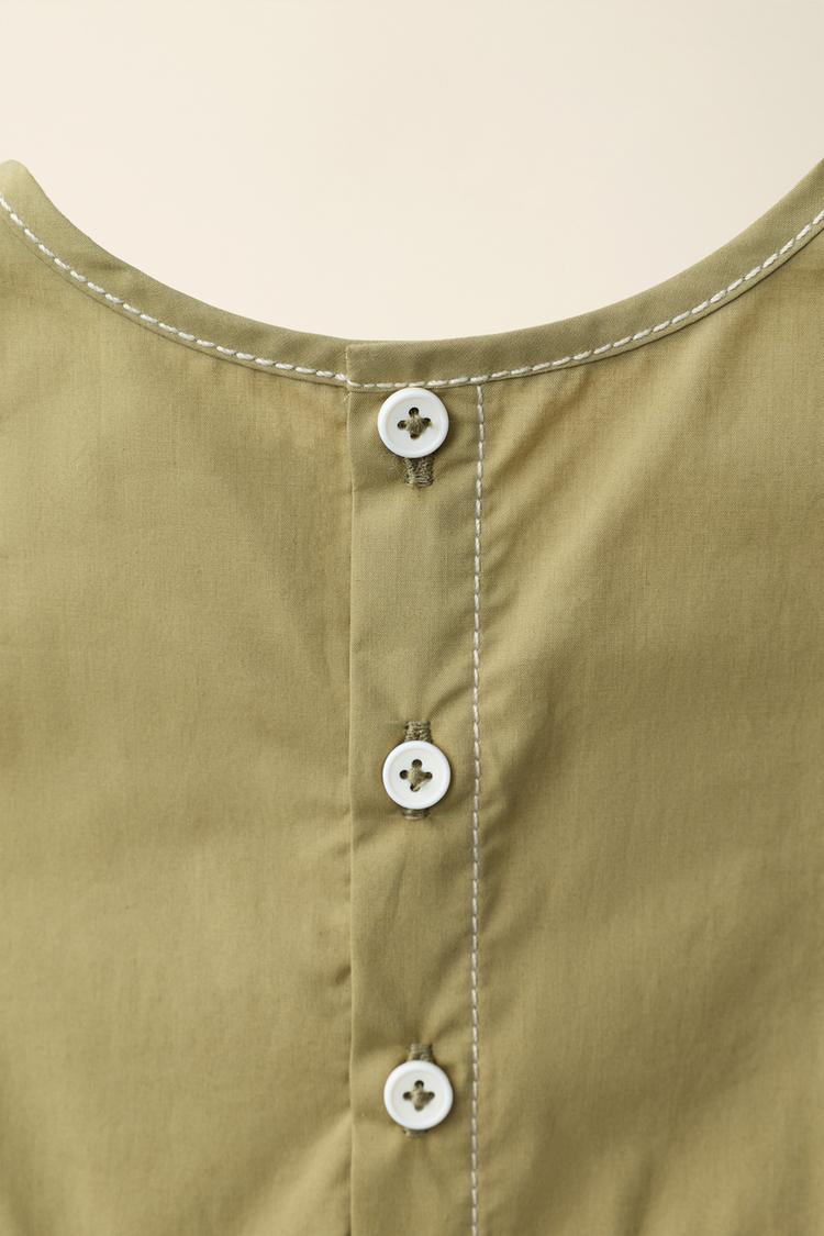 MAMELUCO CON COSTURA DE CONTRASTE CREADO POR CARAMEL LONDON X ZARA 4