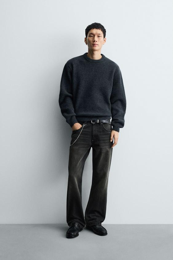 BOXY FIT TEXTURED JUMPER