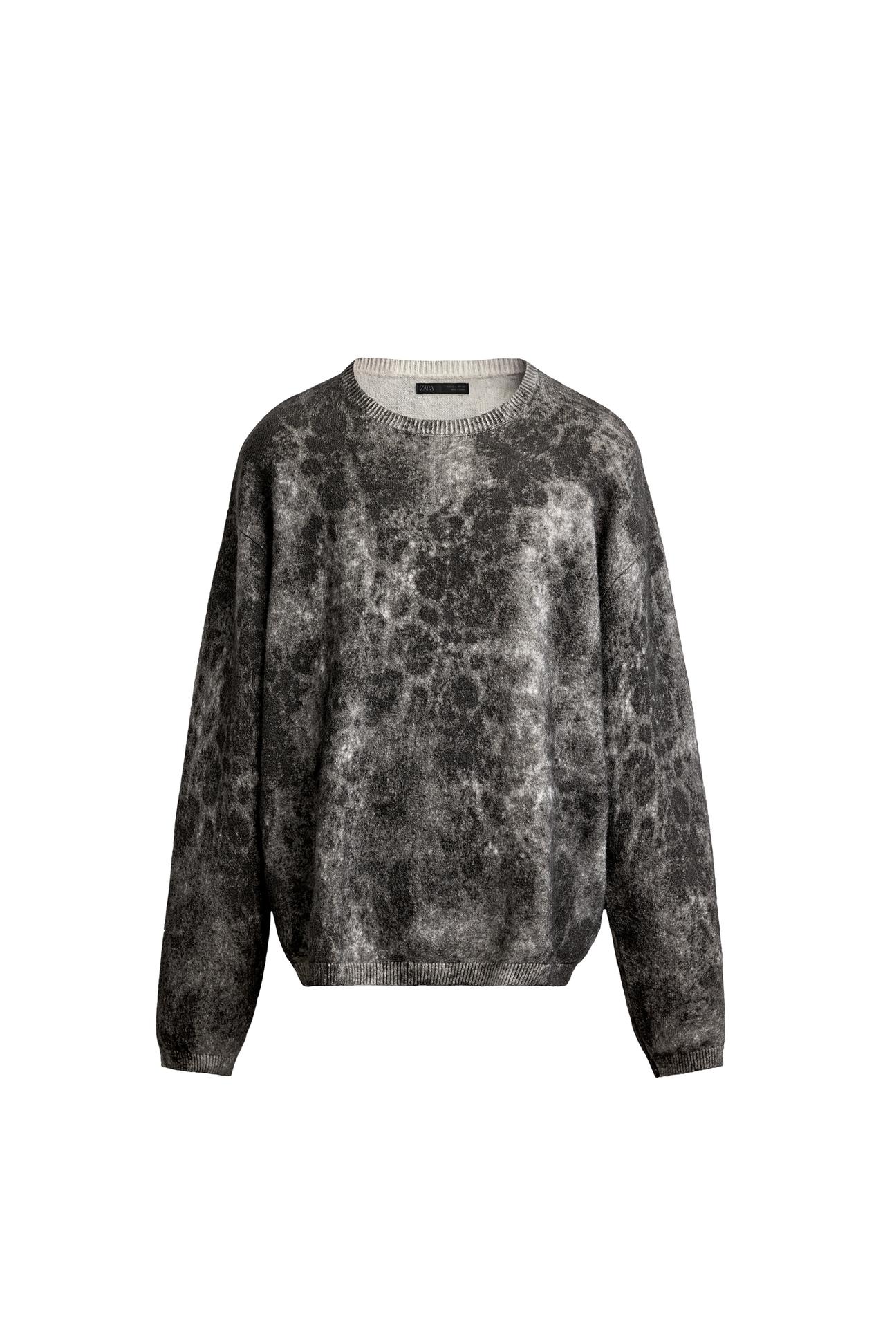 ABSTRACT PRINT RELAXED FIT JUMPER