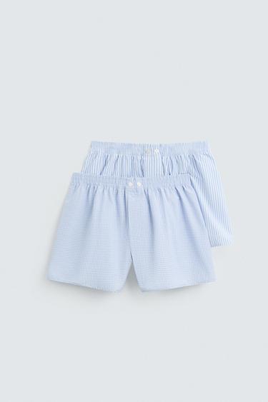 2-PACK OF COMBINED POPLIN BOXERS - various by Zara