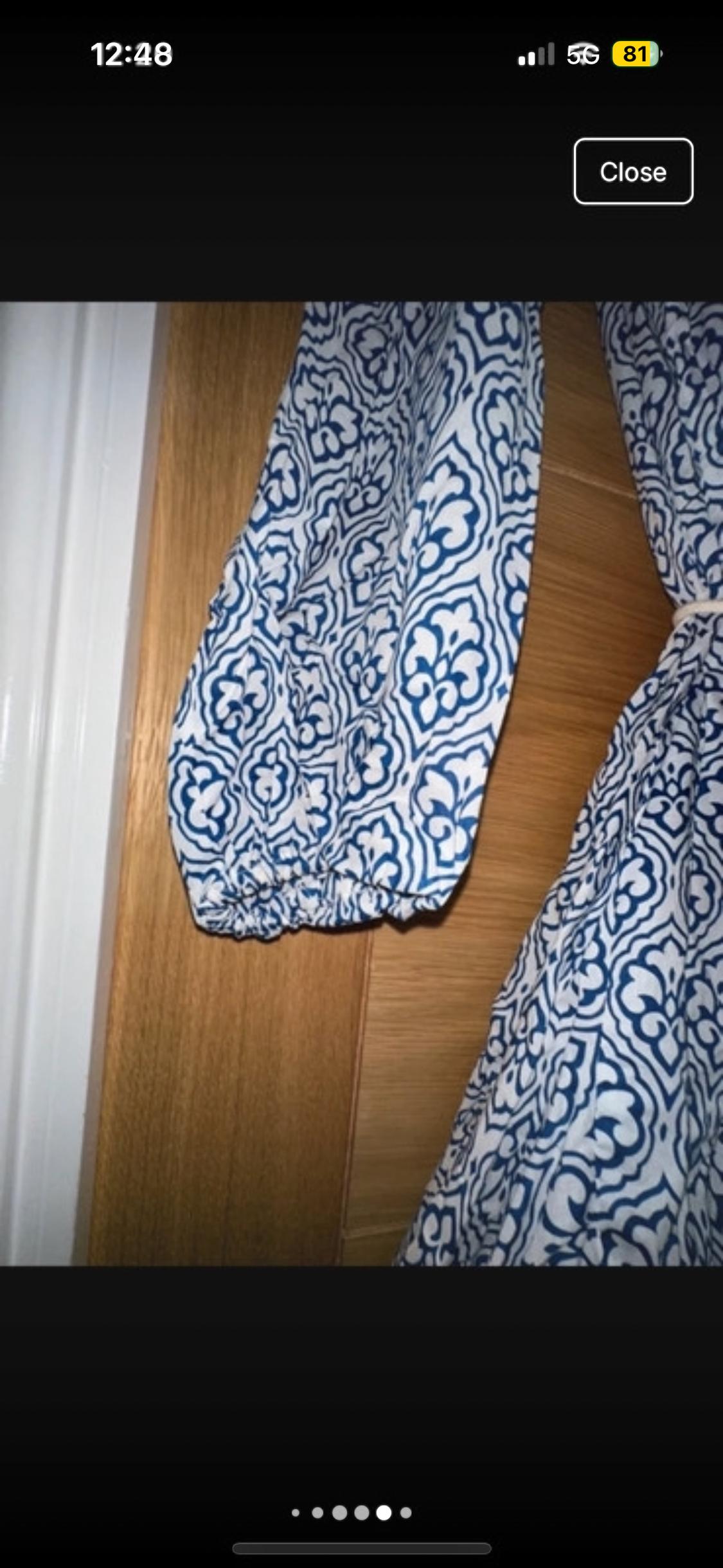 PRINTED MINI DRESS - Image 4
