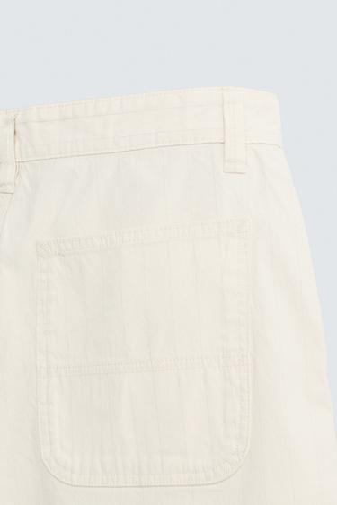 STRIPED REGULAR FIT BERMUDA SHORTS - striped by Zara - Image 9
