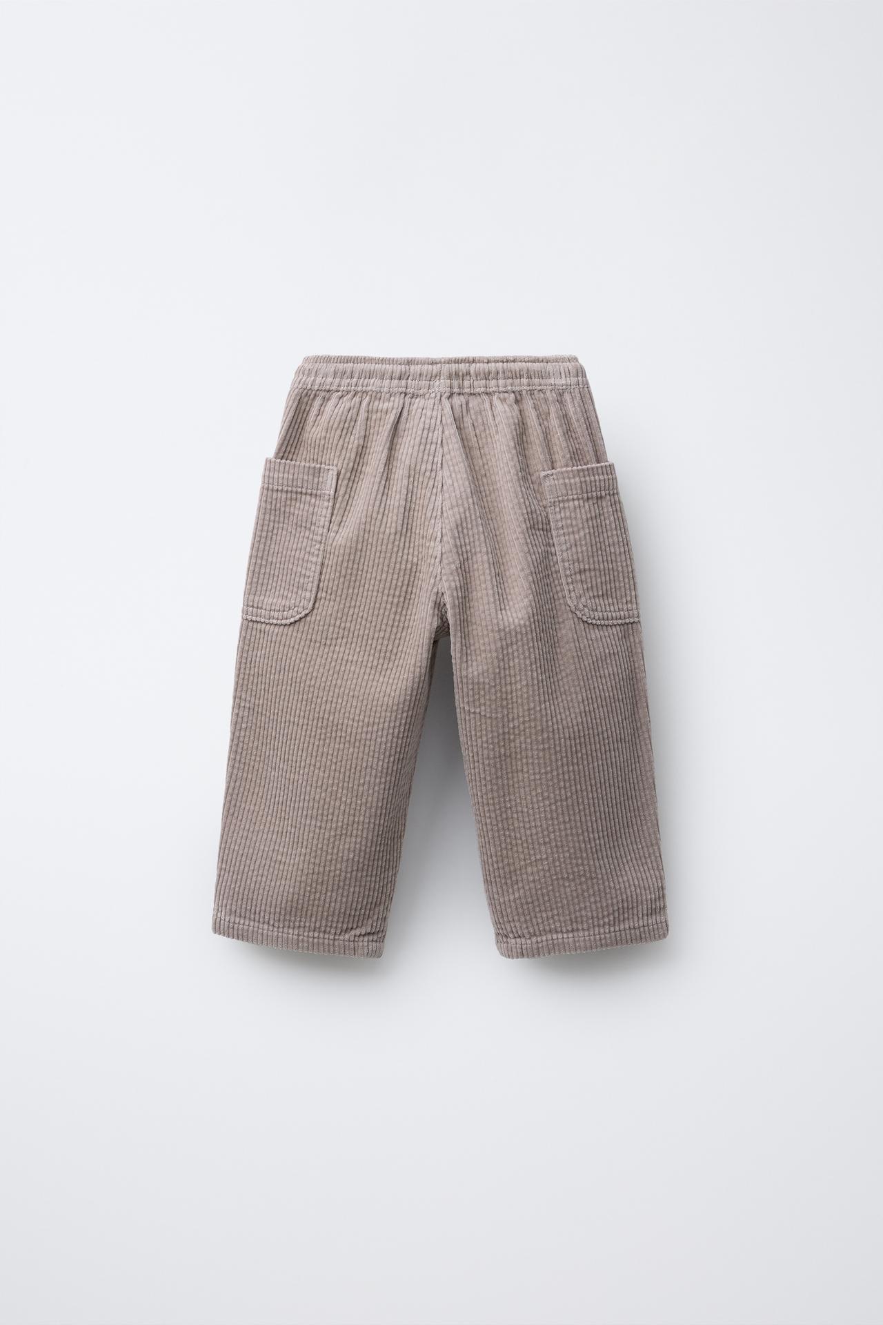 CORDUROY PANTS WITH POCKETS