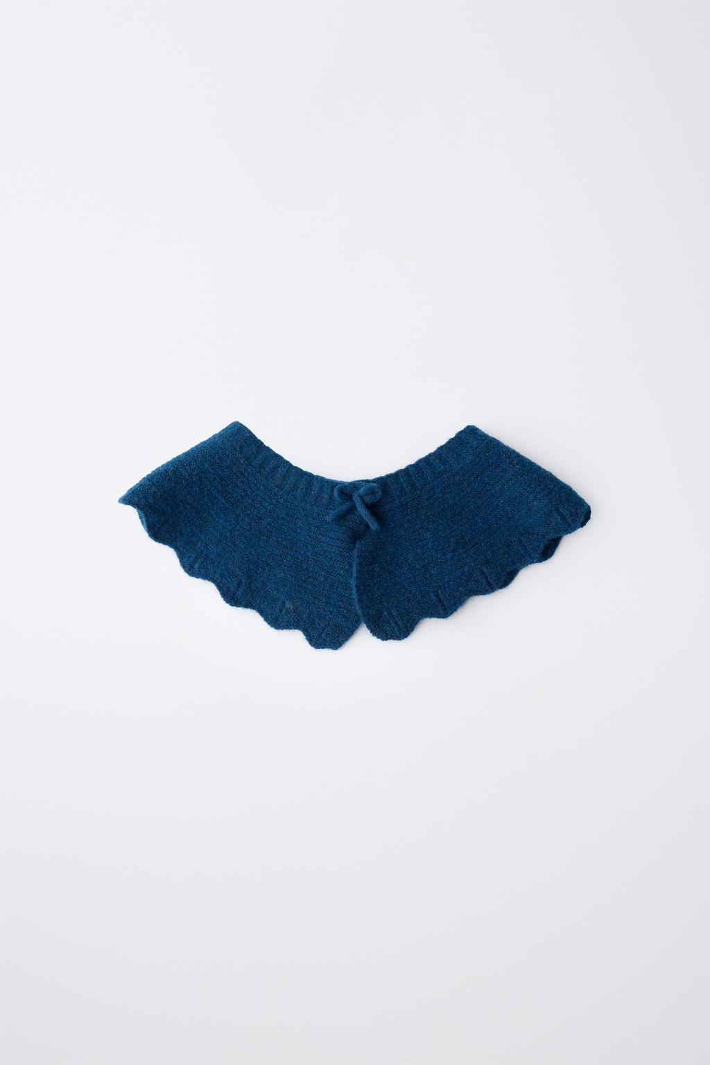 BOW KNITTED COLLAR
