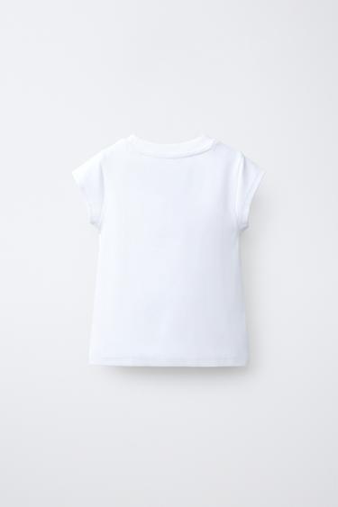ANIMAL PRINT T-SHIRT - White by Zara - Image 1