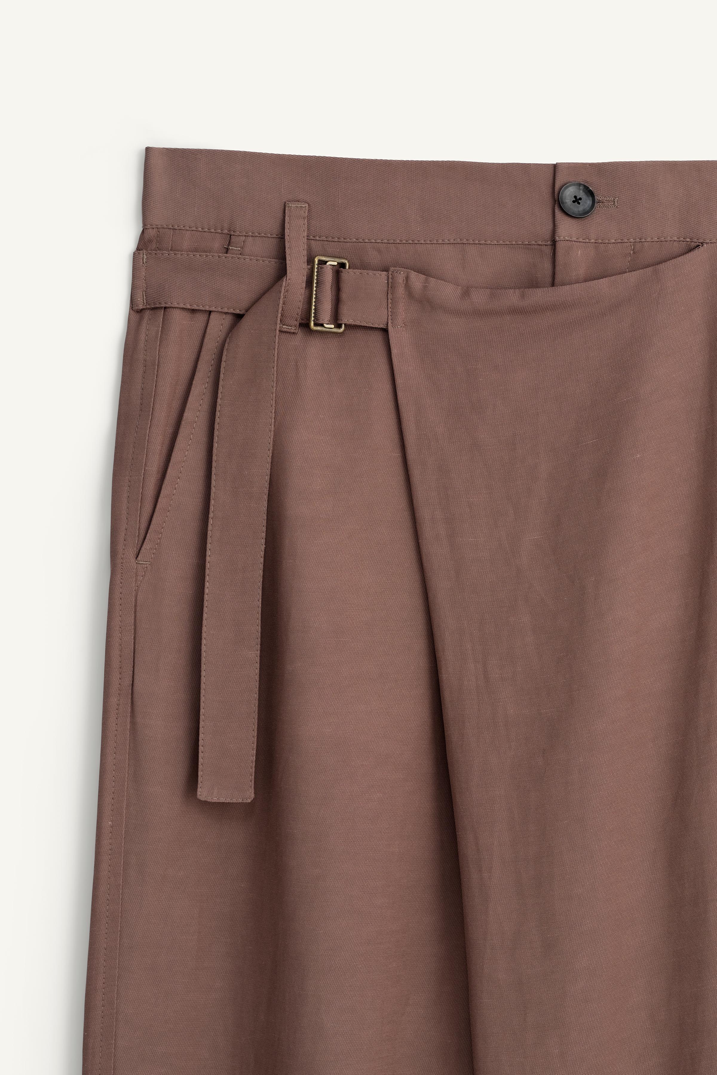 PANTALON CROISÉ COUPE DÉCONTRACTÉE