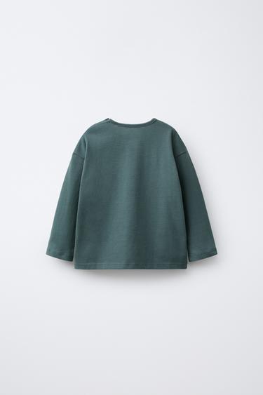 3-PACK OF PLAIN AND STRIPED T-SHIRTS - Petrol blue by Zara