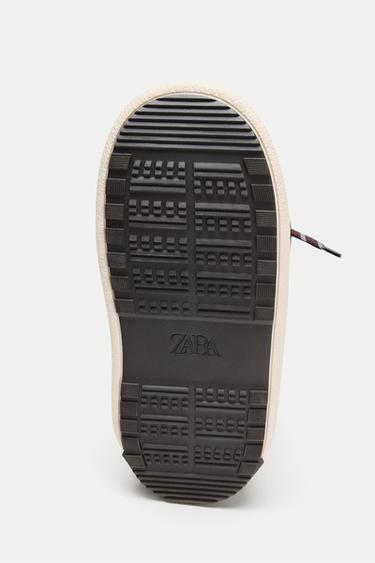 BOTTINES À LACETS SKI COLLECTION - Bordeaux de Zara - Image 7