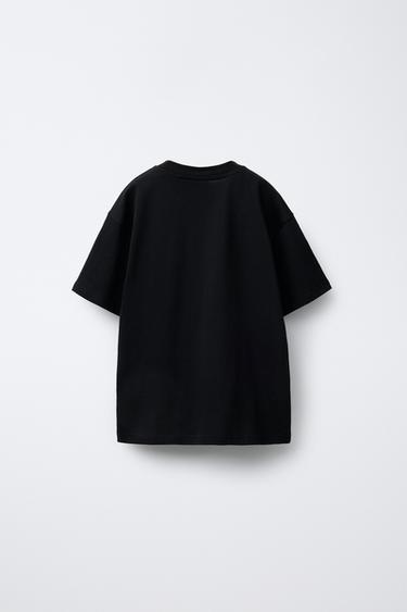 JAWS MOVIE © 50TH ANNIVERSARY T-SHIRT - Black by Zara - Image 1