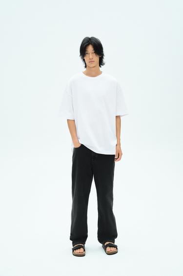 Zara 基本款重型T恤 - 白色
