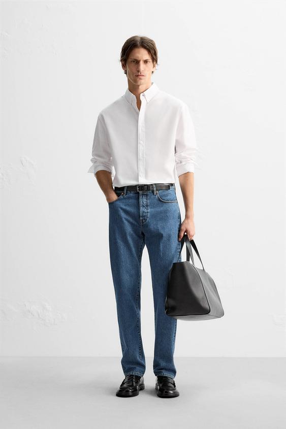 POPLIN SHIRT White ZARA United States
