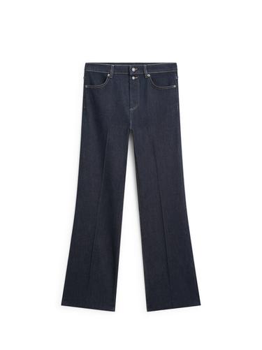 Zara Flared high-waist jeans - Blue