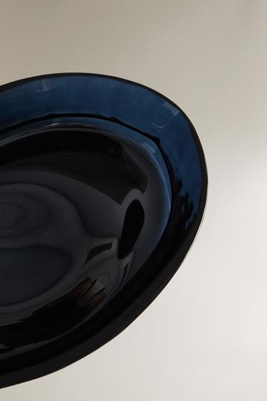 PORTE-SAVON SALLE DE BAIN VERRE RECYCLABLE BLEU - Bleu de Zara - Image 2