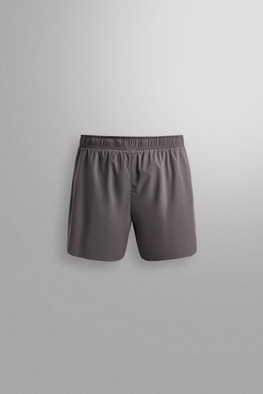 Zara 2-IN-1 RUNNING SHORTS - Purple