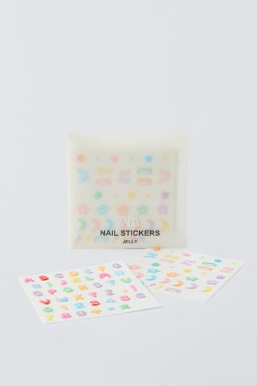 ZARA NAIL STICKERS JELLY - TINTED LEATHER الخاص بـ Zara