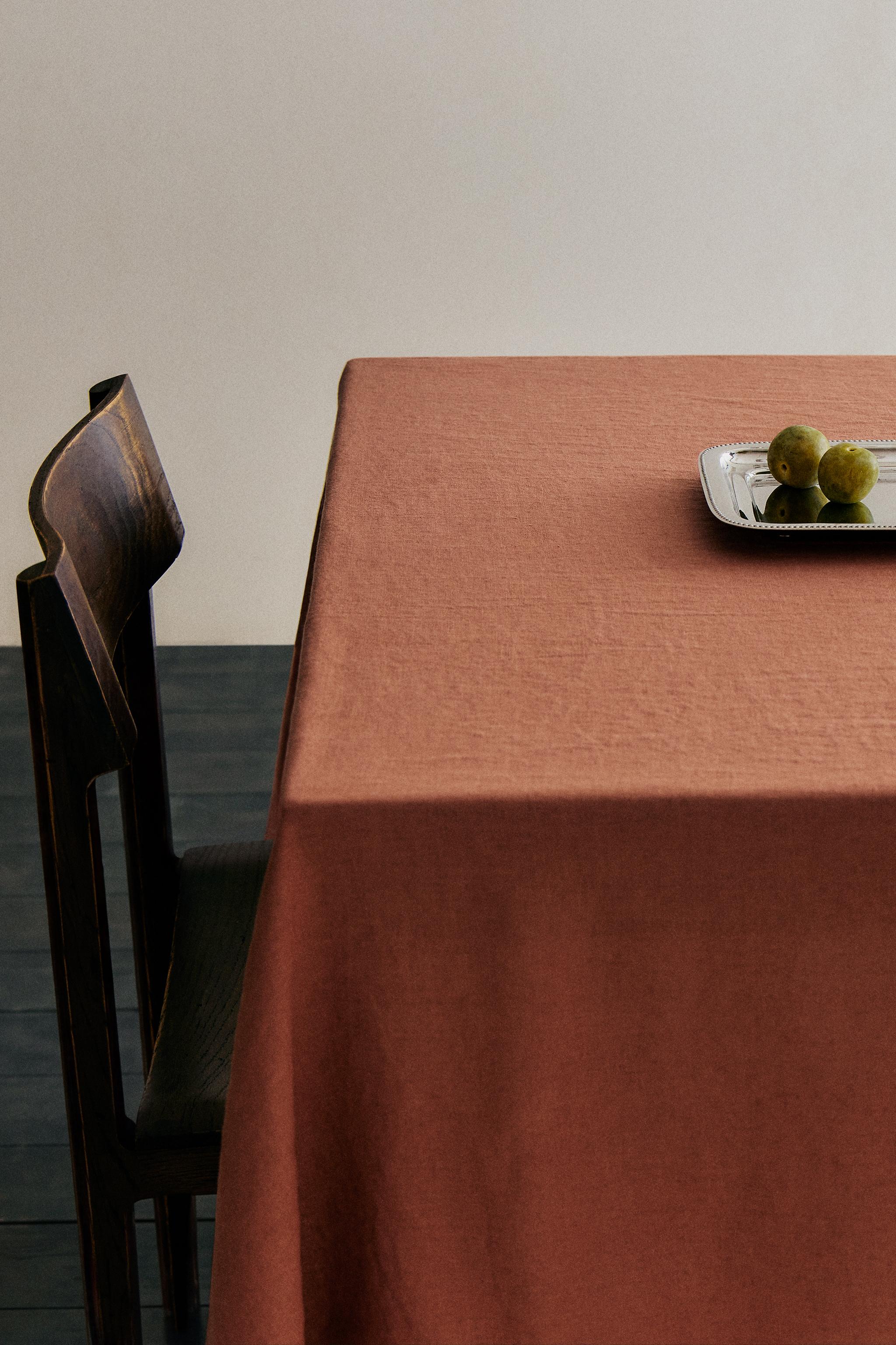 NAPPE LIN LAVÉ COULEUR