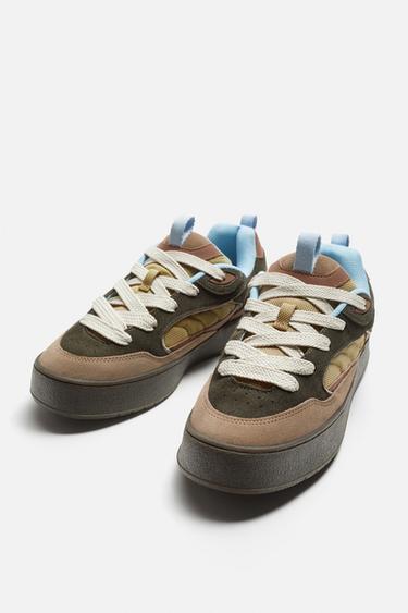 TENNIS MULTICOLORES - Marron de Zara - Image 3