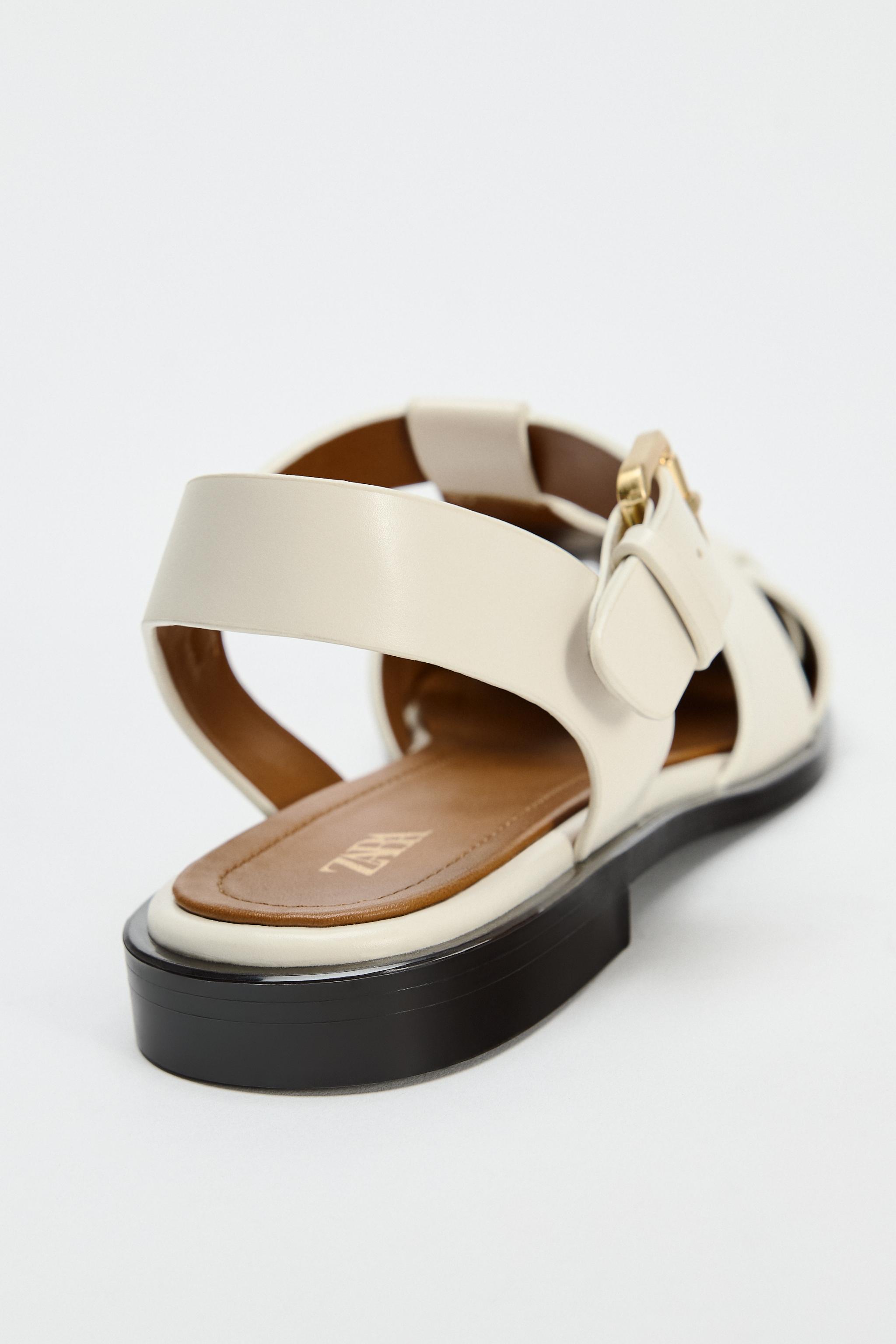 ZARA leather fisherman 1601 sandal size 37 sold