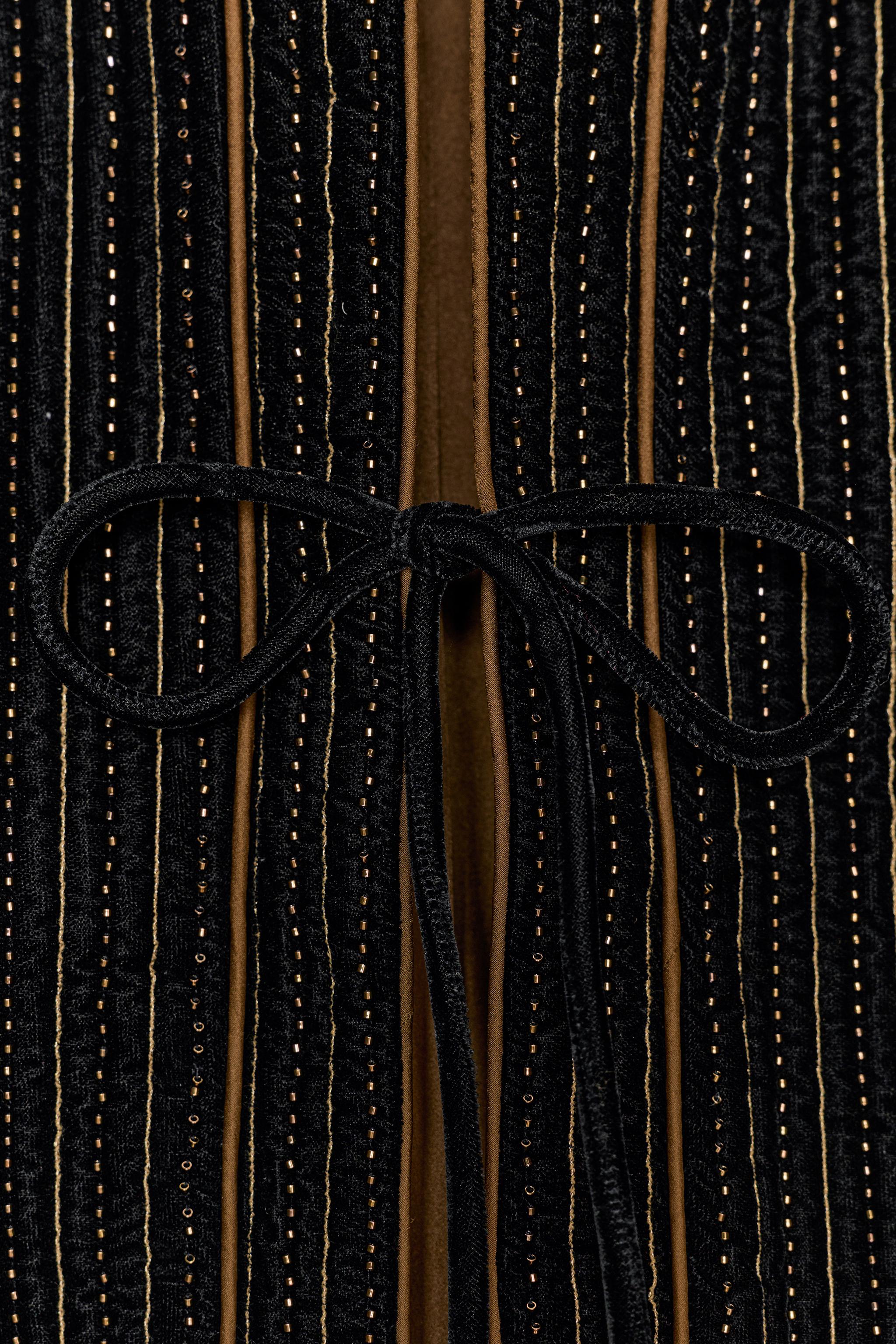 ZW COLLECTION LIMITED EDITION VELVET PUFFER VEST