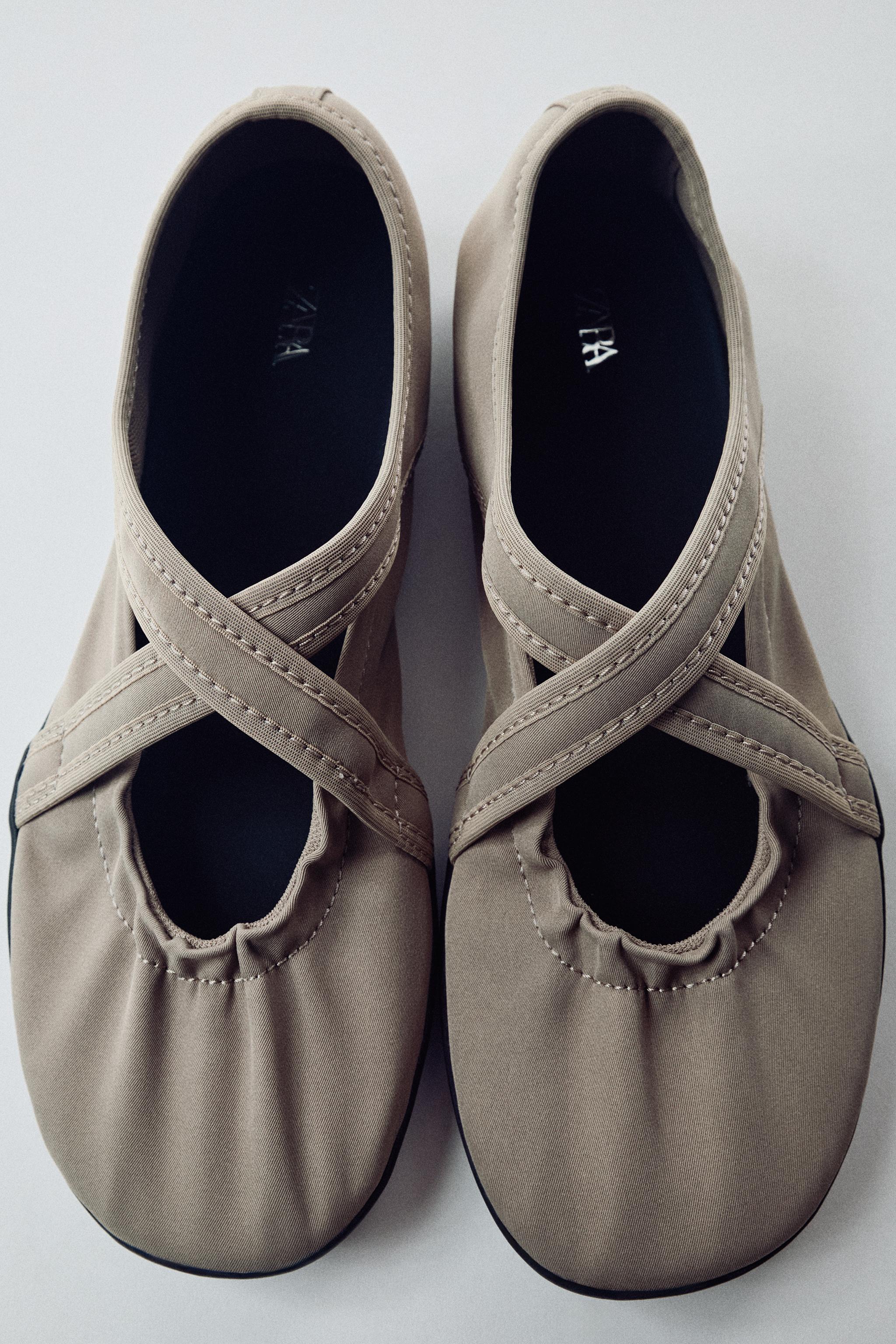 CROSSOVER SPORTS BALLET FLATS