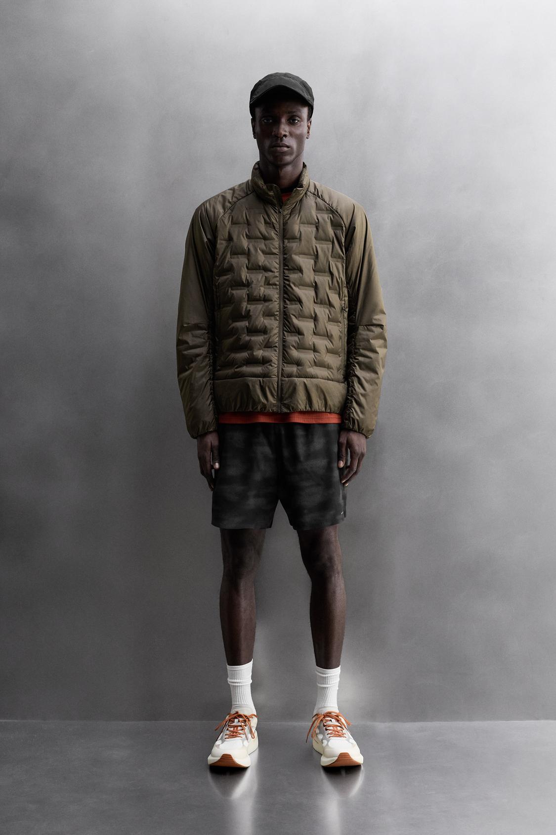 ПУХОВИК ИЗ СМЕСИ БЕГУЩИХ ПЕРЬЕВ ZARA RUNNING FEATHER