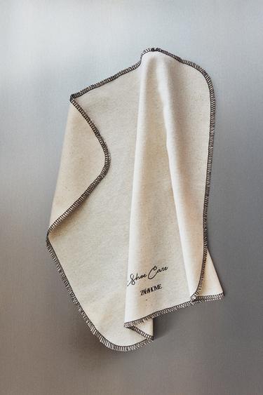 COTTON FOOTWEAR CLOTH - Cream by Zara