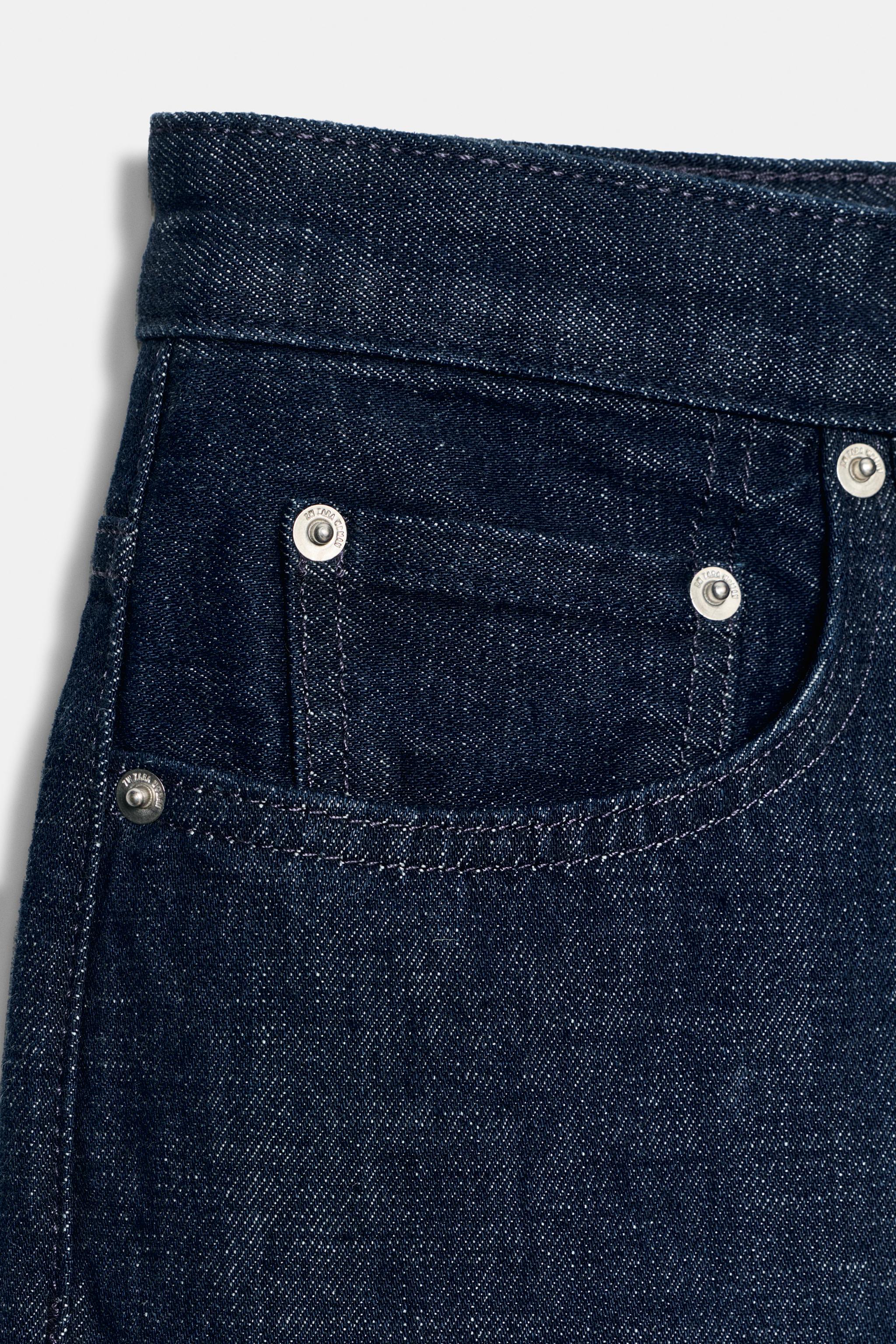ZW COLLECTION HIGH-RISE STRAIGHT FIT JEANS