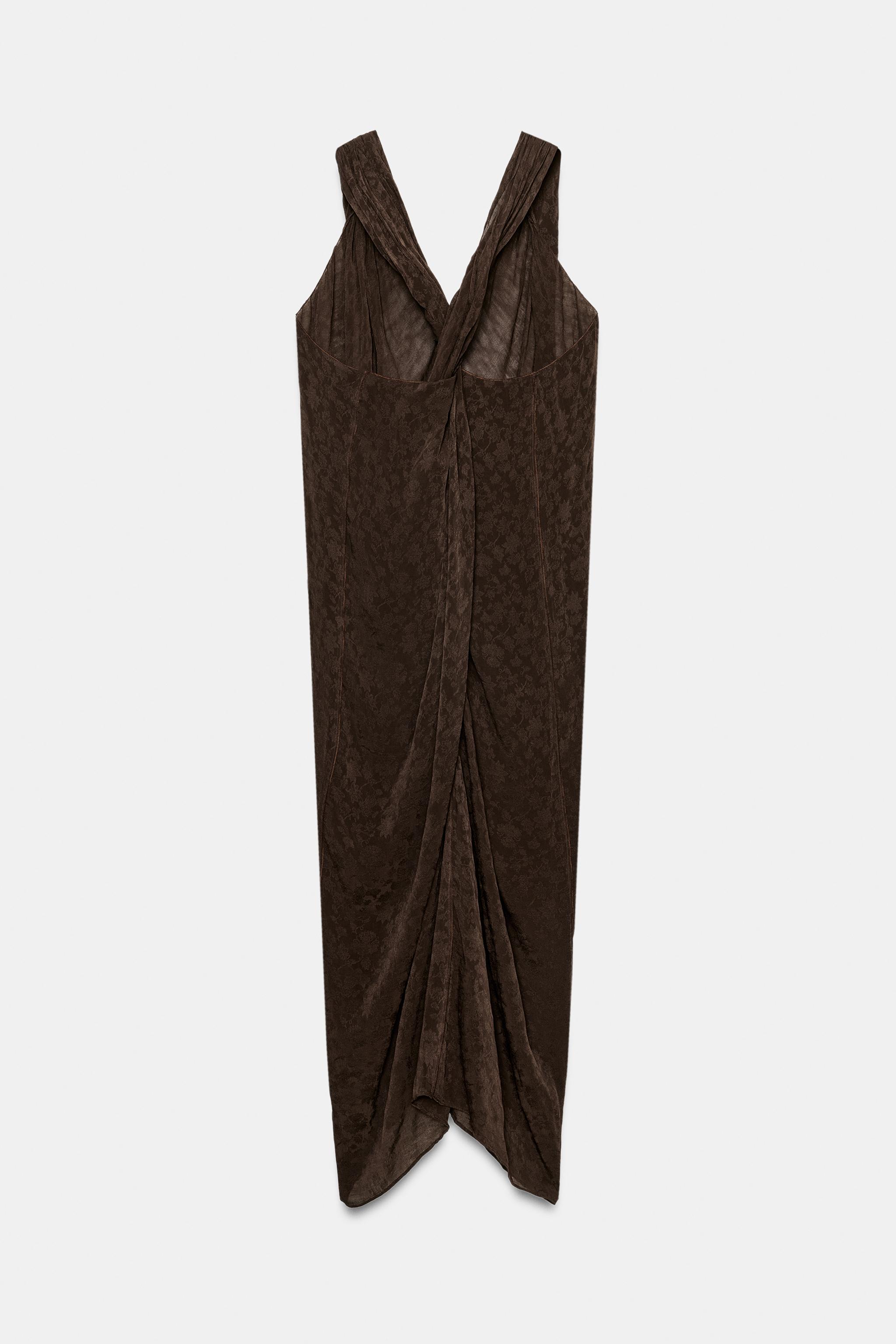 ZW COLLECTION JACQUARD MIDI DRESS