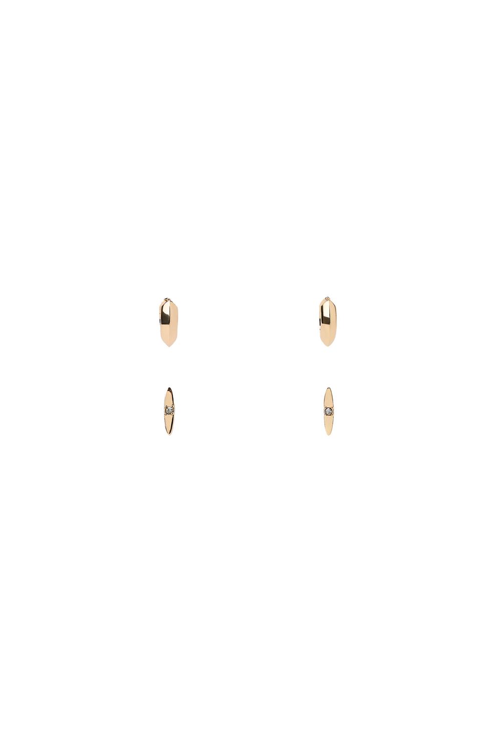 PACK OF SHINY HOOP EARRINGS