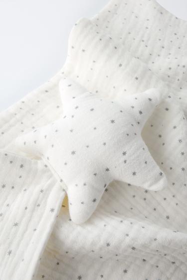 DOUDOU À TEXTURE ÉTOILES - Écru de Zara - Image 2