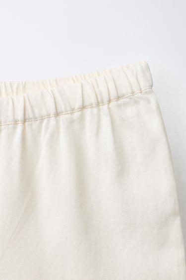 2-6 ANS/ PYJAMA FLEURS BRODÉES - Écru de Zara - Image 6