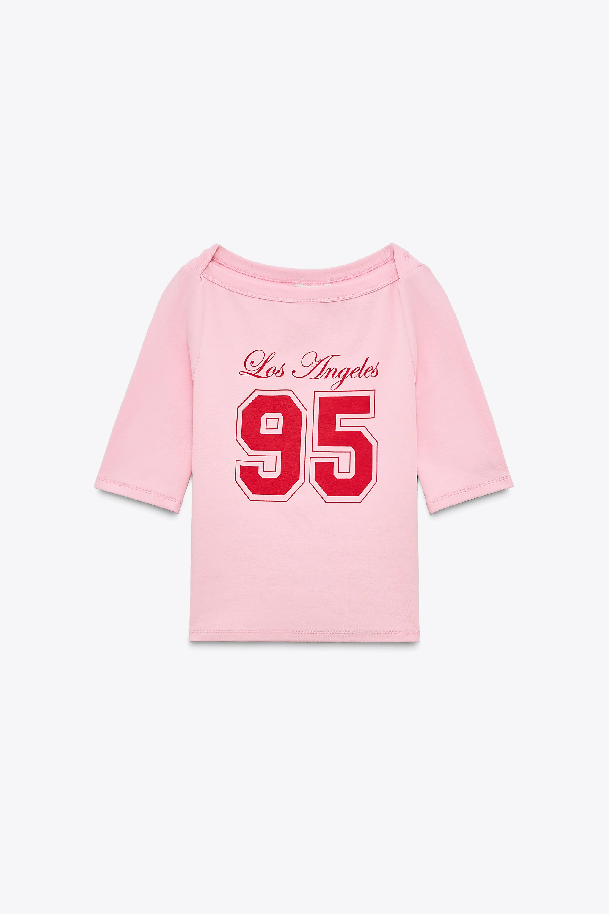 ウェーブラインTシャツ　38 クラネ　ロク　ZARA ドゥドゥ Tシャツ - レディース Varsity | ZARA 日本