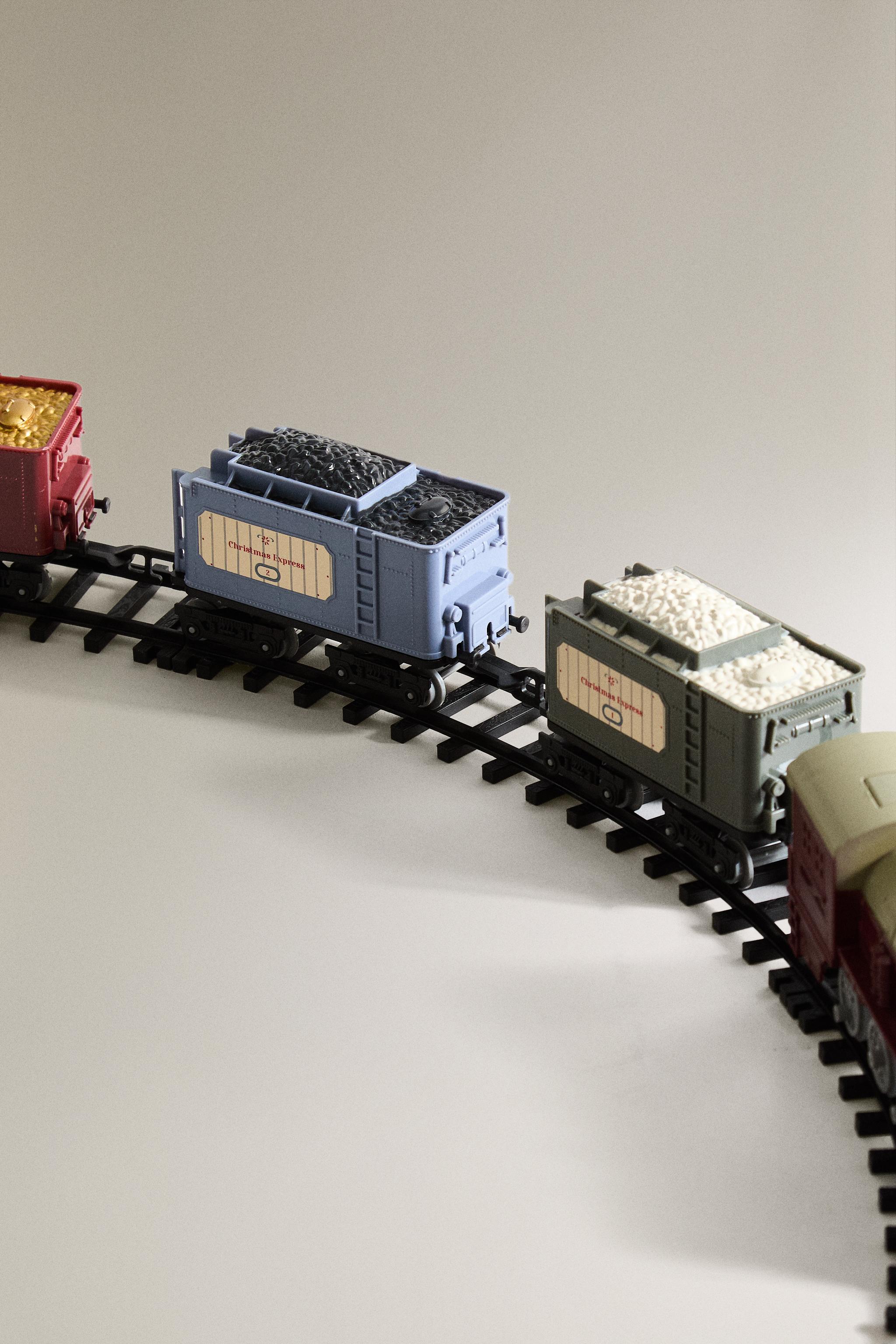 ENSEMBLE JOUET ENFANT TRAIN À VAPEUR NOËL