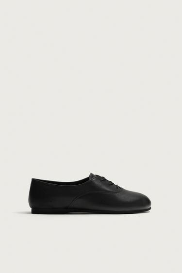 AARON LEVINE X ZARA LEATHER SHOES - Black by Zara