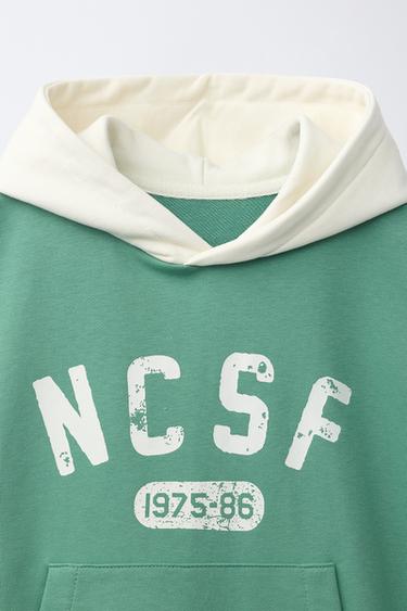 JOGGINGVEST MET CAPUCHON - Groen van Zara