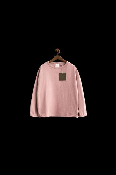 ZARA TIMELESS - CAMISETA LISA VIVOS - Rosado de Zara