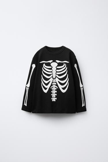 2-6 YEARS/ GLOW-IN-THE-DARK SKELETON PYJAMAS - Black by Zara - Image 1